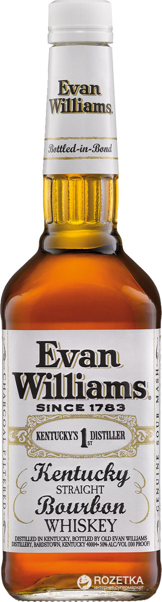 Акция на Бурбон Evan Williams Bottled in Bond 0.75 л 50% (96749021376) от Rozetka UA