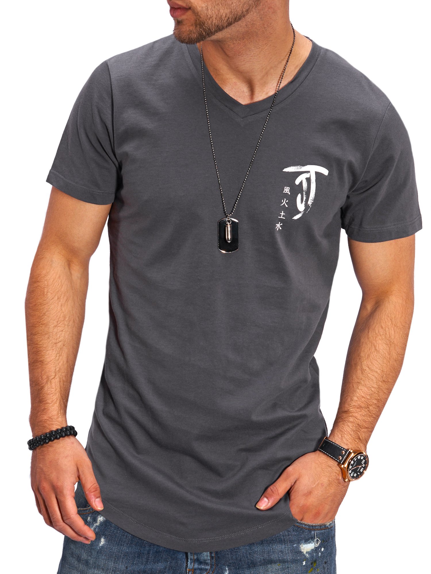 

Футболка Jack & Jones Asphalt S темно-серый