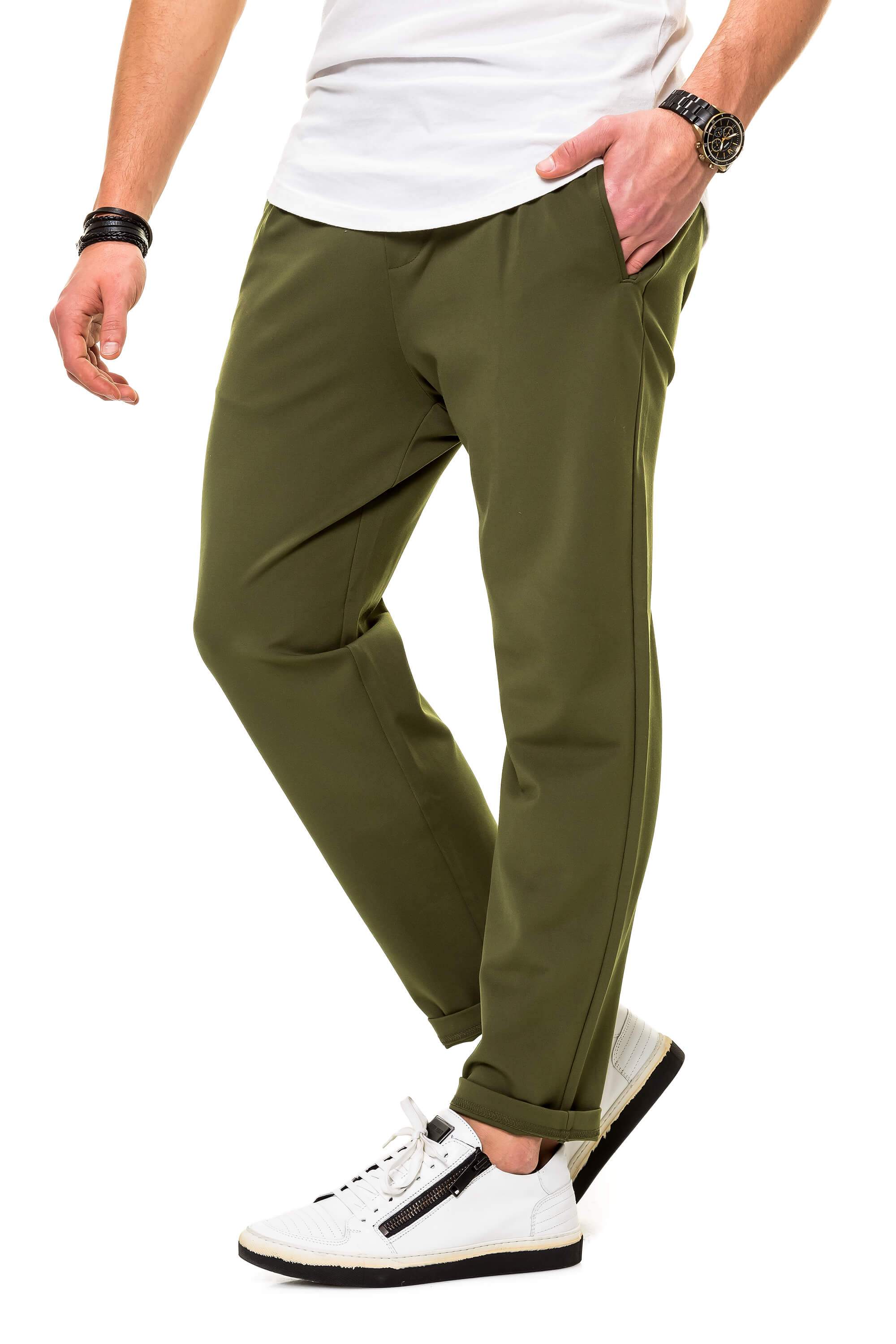 

Брюки Jack & Jones Chinos Olive Night 27-32 темно-оливковый