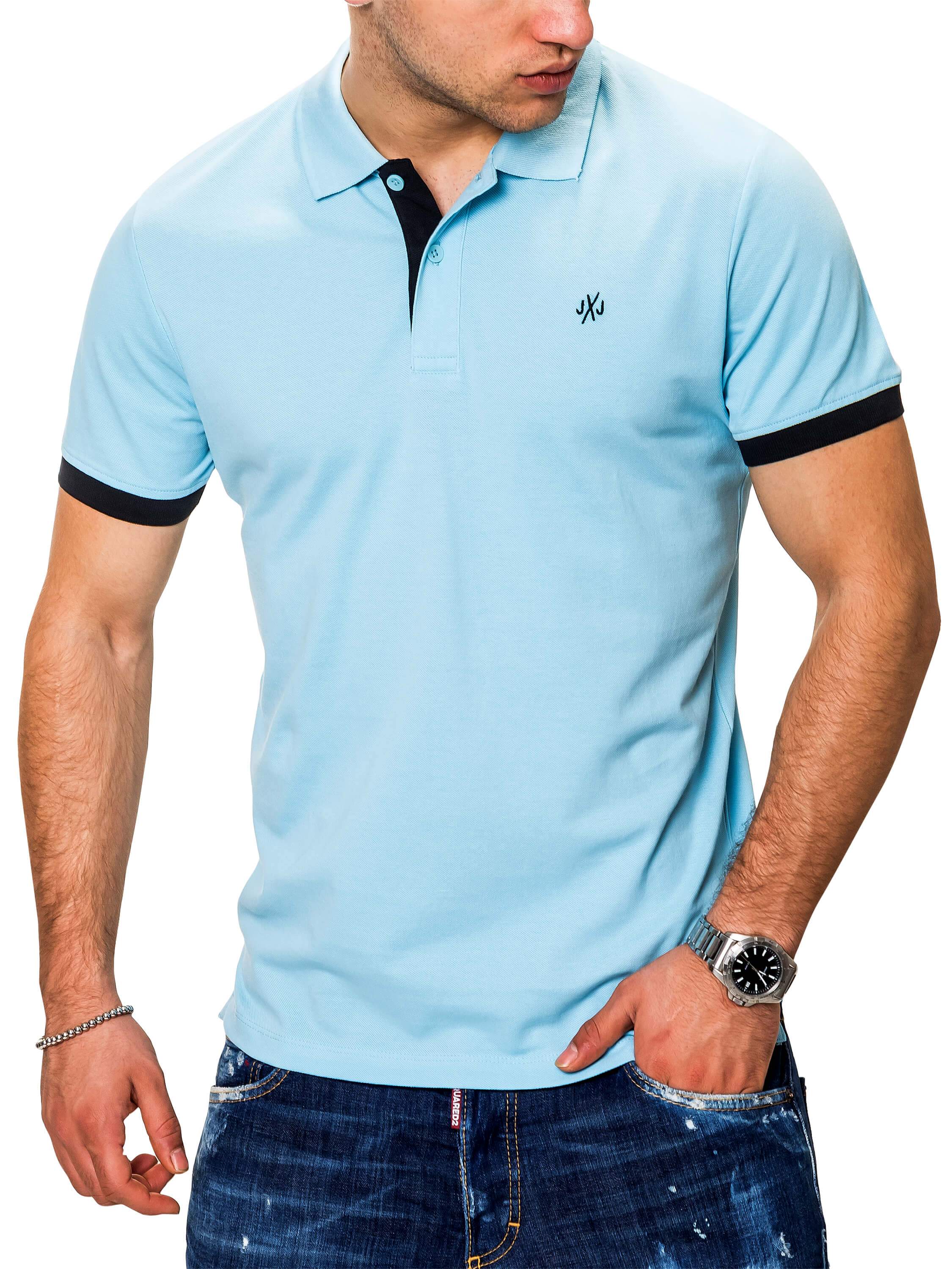 

Поло Jack & Jones Sky Blue/Tap Shoe M голубой