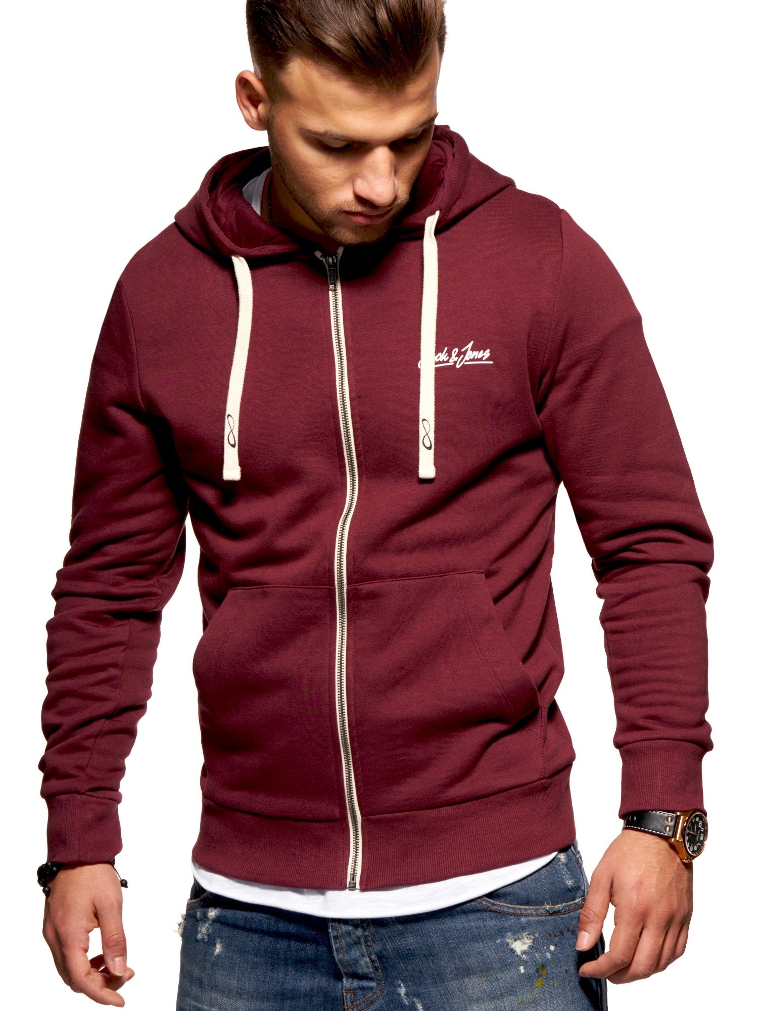 

Толстовка Jack & Jones Port Royale  бордо, Толстовка Jack & Jones Port Royale 3XL бордо