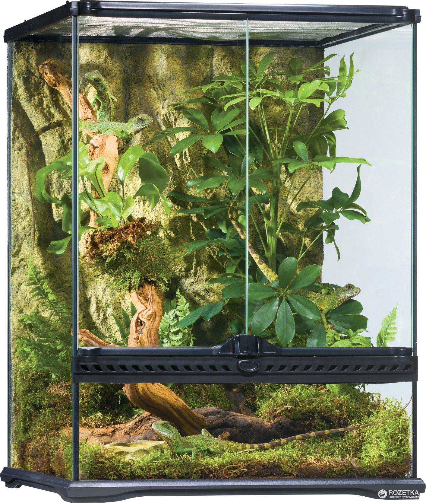 

Террариум Exo Terra Natural Small стеклянный 45x45x60 см