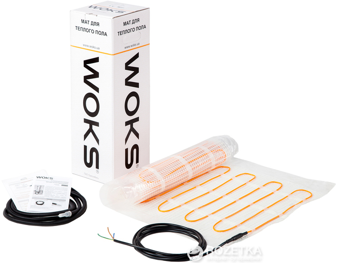 

Теплый пол Woks Mat 160 двухжильный мат 730 Вт 5 м2 (0918064)