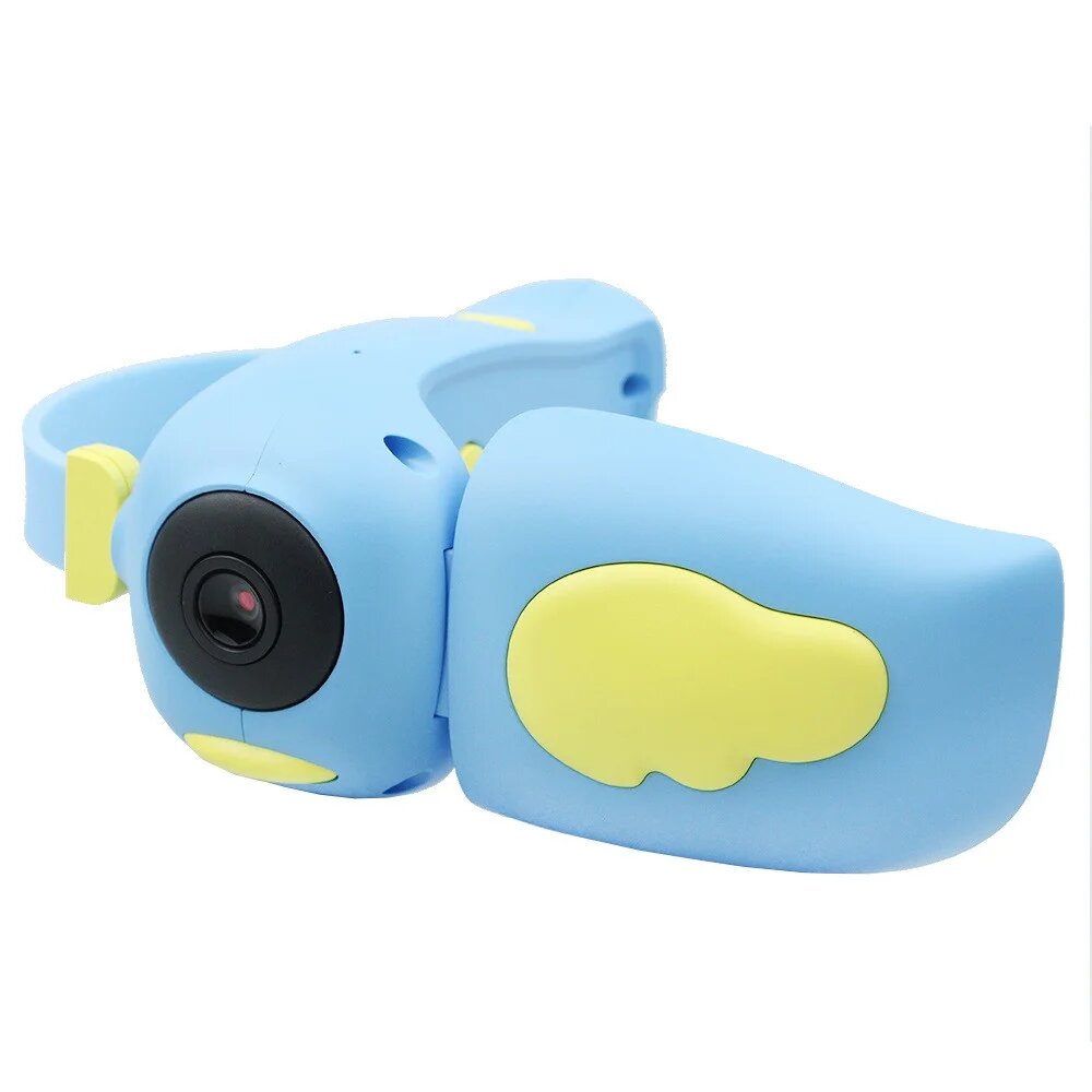

Детский фотоаппарат видеокамера Kids Camera DV-A100 Птичка Голубая (as-10276)