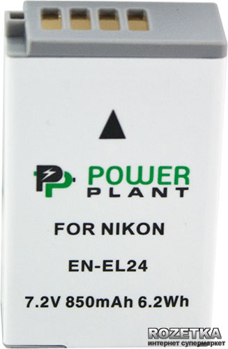 Акция на Аккумулятор PowerPlant для Nikon EN-EL24 (DV00DV1407) от Rozetka UA