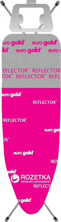 Акция на Чехол сменный Eurogold с поролоном Рефлектор розовый (DC42F3R R) от Rozetka UA