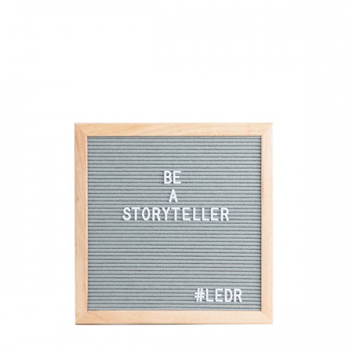 

Доска для создания надписей letter board LEDR Grey 30*30