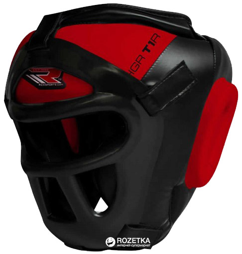 

Боксерский шлем RDX Guard Red L тренировочный Черно-красный (590_10502)
