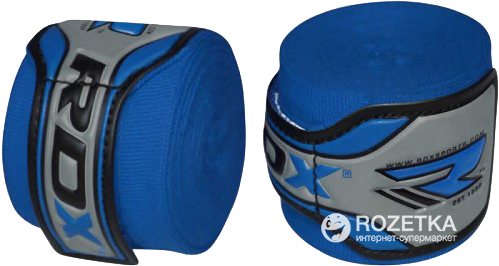 

Бинты боксерские RDX Fibra 4.5 м Синие (593_10402)