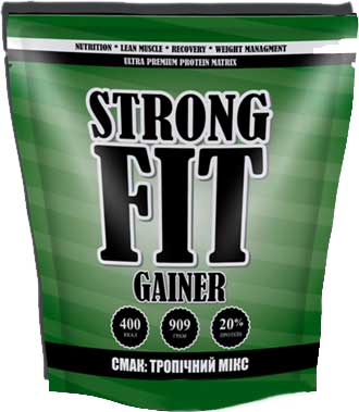 

Гейнер Strong FIT Gainer-20 0.909 кг Тропический микс (4820113923036)