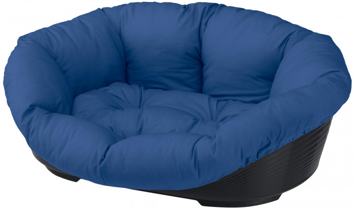 

Пластиковый лежак для собак Ferplast Sofa' 2 52х39х21 см Синий (70222090)