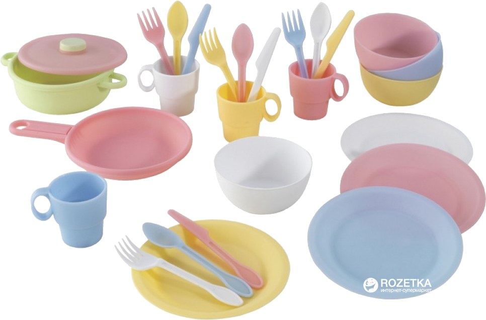 

Аксессуары для кухни KidKraft 27-Piece Cookware Set - Pastel (63027)