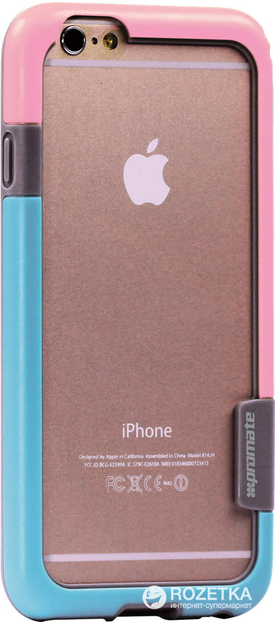 

Бампер Promate Fendy-I6 для iPhone 6/6s Pink (fendy-i6.pink)