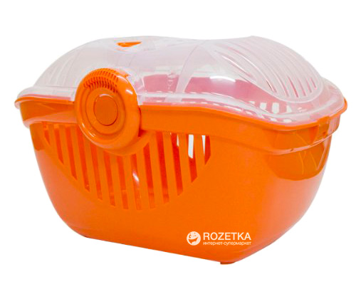

Переноска для грызунов Moderna Top Runner Large 48х36х32 см Оранжевая