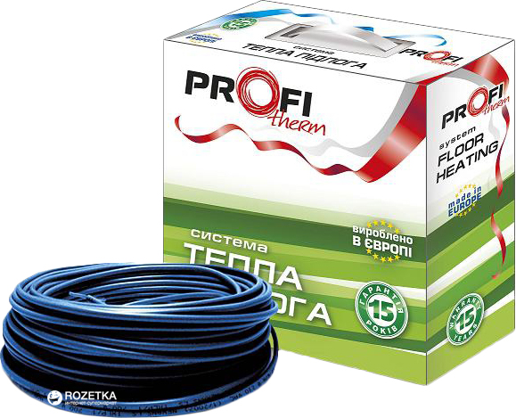 

Теплый пол ProfiTherm 19 двухжильный кабель 900 Вт 47 м (70208563)