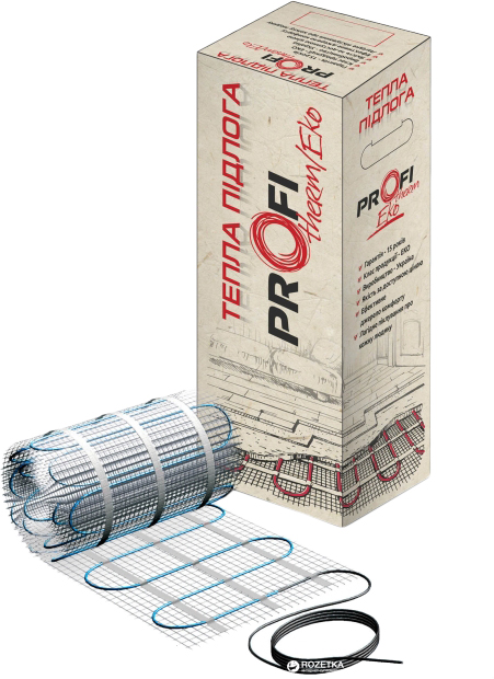 

Теплый пол ProfiTherm Eko двухжильный мат 565 Вт 3.5 м² (0.5х7 м) (70208638)