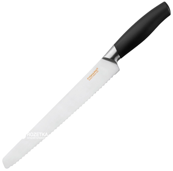 

Кухонный нож Fiskars Functional Form+ для хлеба 24 см Black