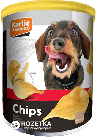 

Лакомство для собак Karlie Flamingo Chips Natural 120гр (5411290234702)