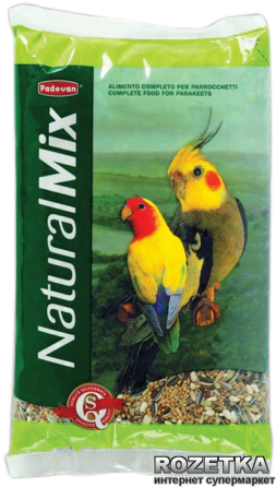 

Повседневный корм для средних попугаев Padovan NaturalMix Parrocchetti 4.5 кг