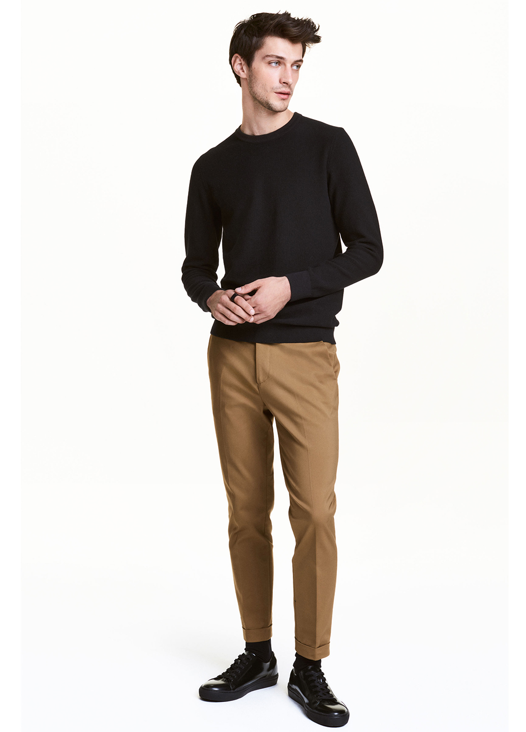 Брюки H&M 44 Темно-бежевый 0391854 от продавца: All fashion trandz – в ...