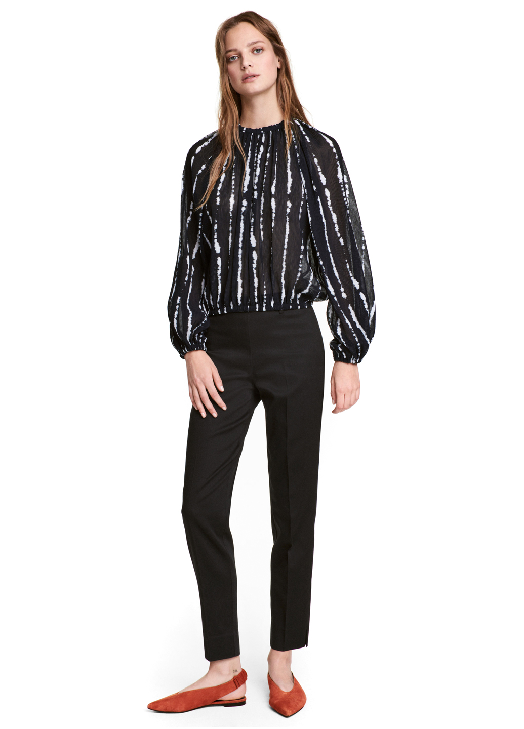 

Брюки H&M  Черный 0519914_ч_02, Брюки H&M 46 Черный 0519914_ч_02