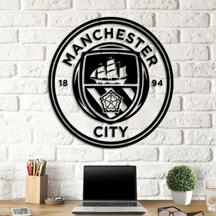 

Объемная картина из дерева DecArt Manchester City 90х90 см