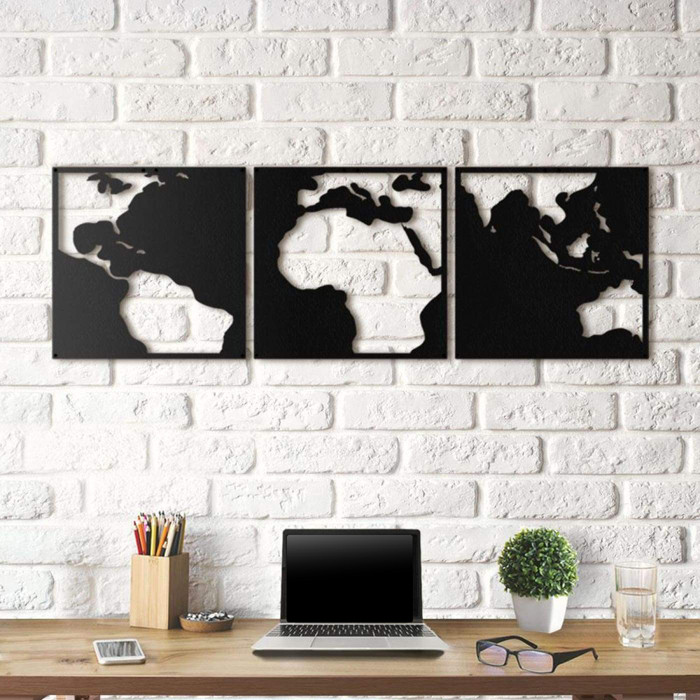 

Объемная картина из дерева DecArt Map Of Contrast 215х70 см