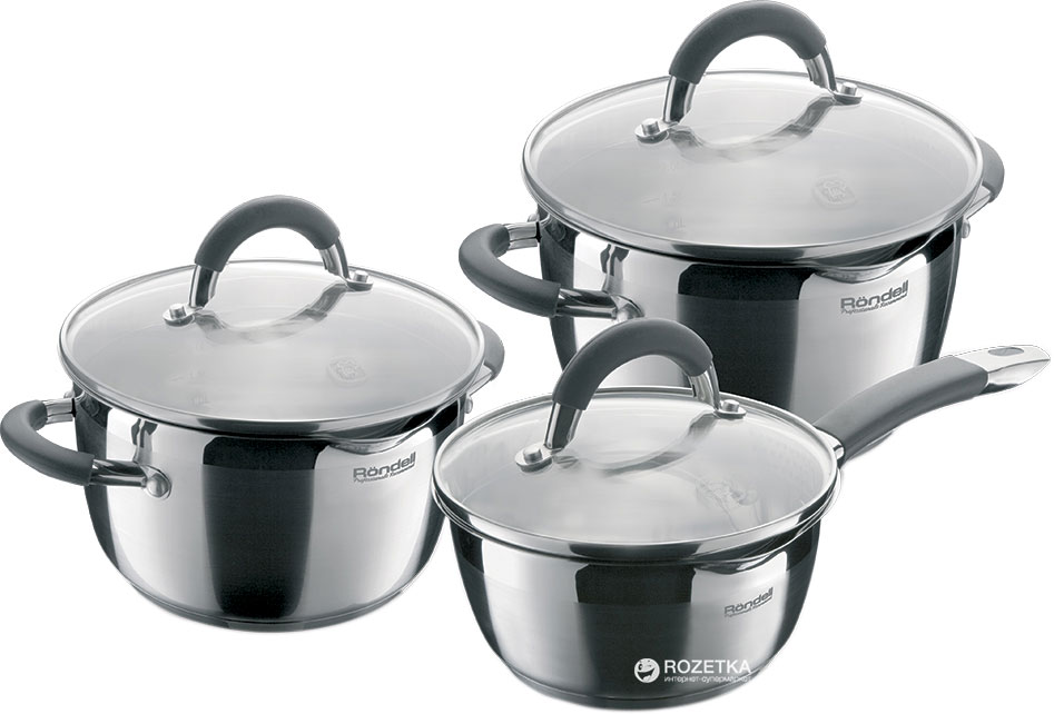 

Набор посуды Rondell Flamme 6 пр (RDS-341)