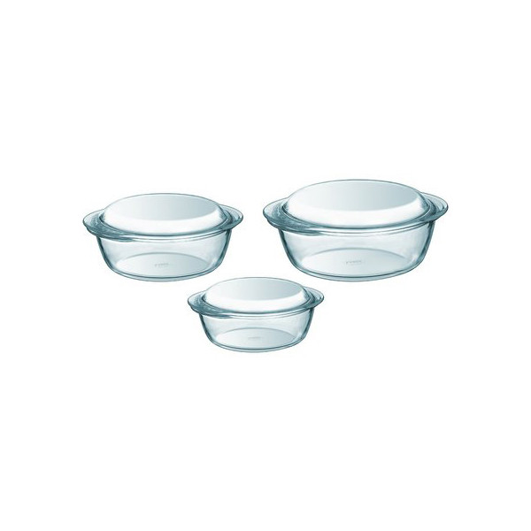 

Набор кастрюль Pyrex Essentials 1.4, 2.1, 3 л