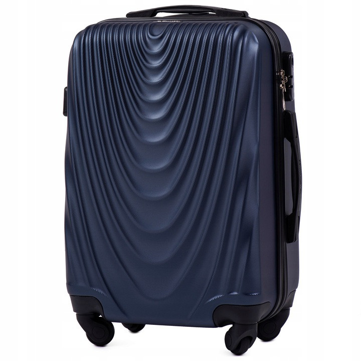 

Маленький дорожный чемодан WINGS S 304-2zip (синий / blue )
