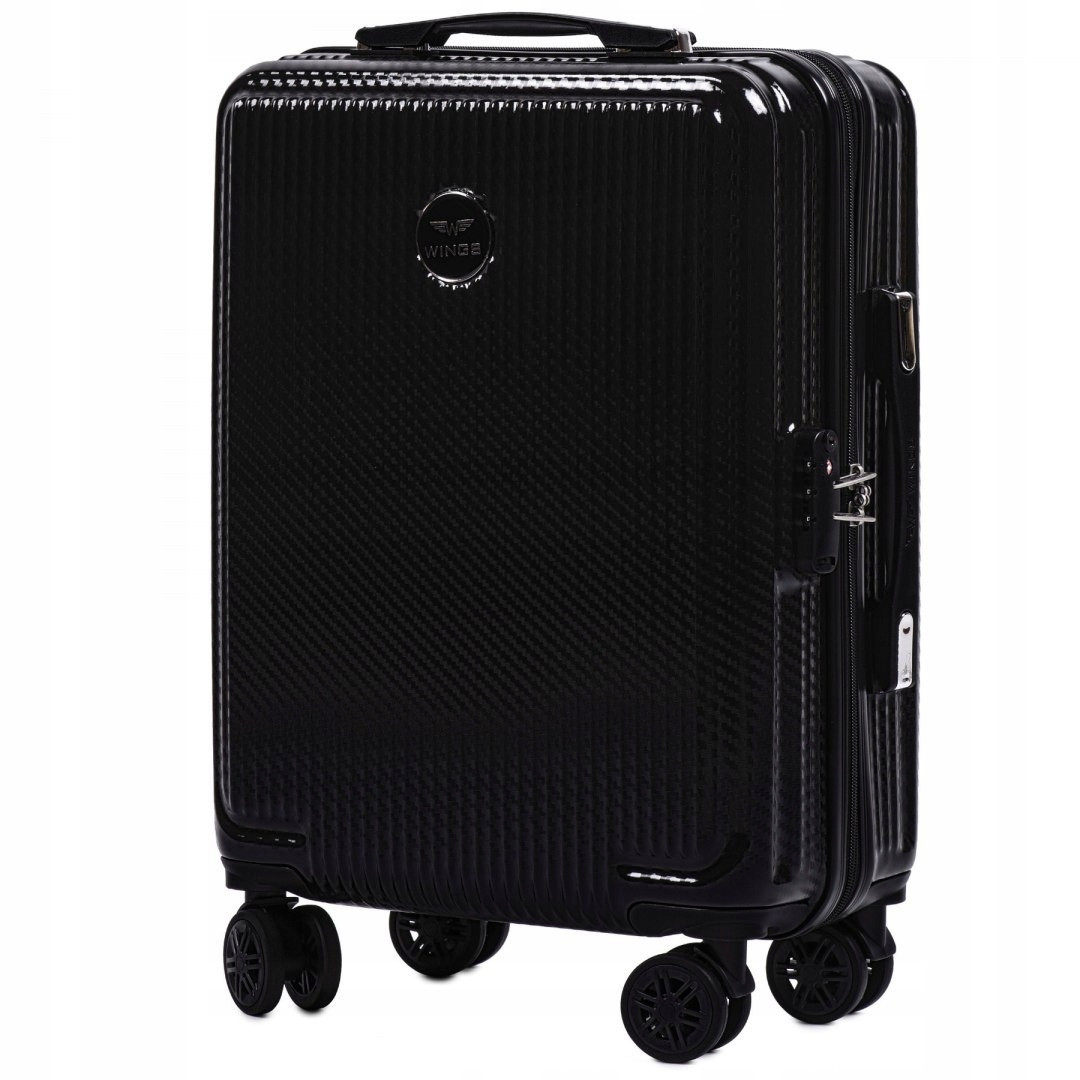 

Маленький пластиковый чемодан на 4 колесах PC565 S ( черный /black)