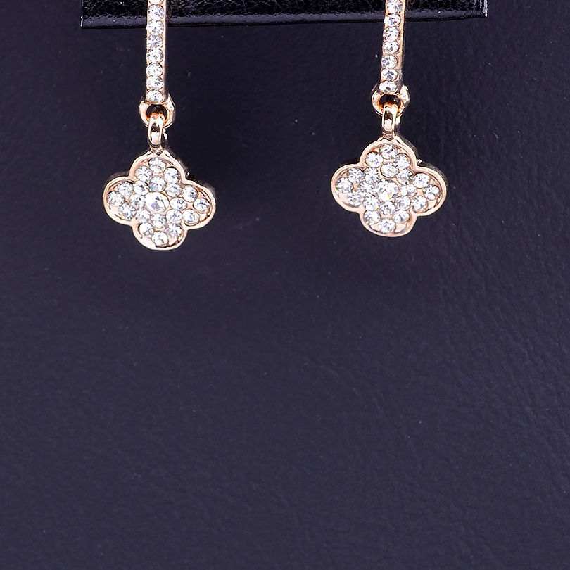 

Серьги Сrystal (позолота 18к) 024610