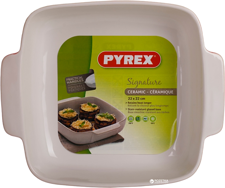 

Форма квадратная для выпекания Pyrex Signature 22х22 см Красная
