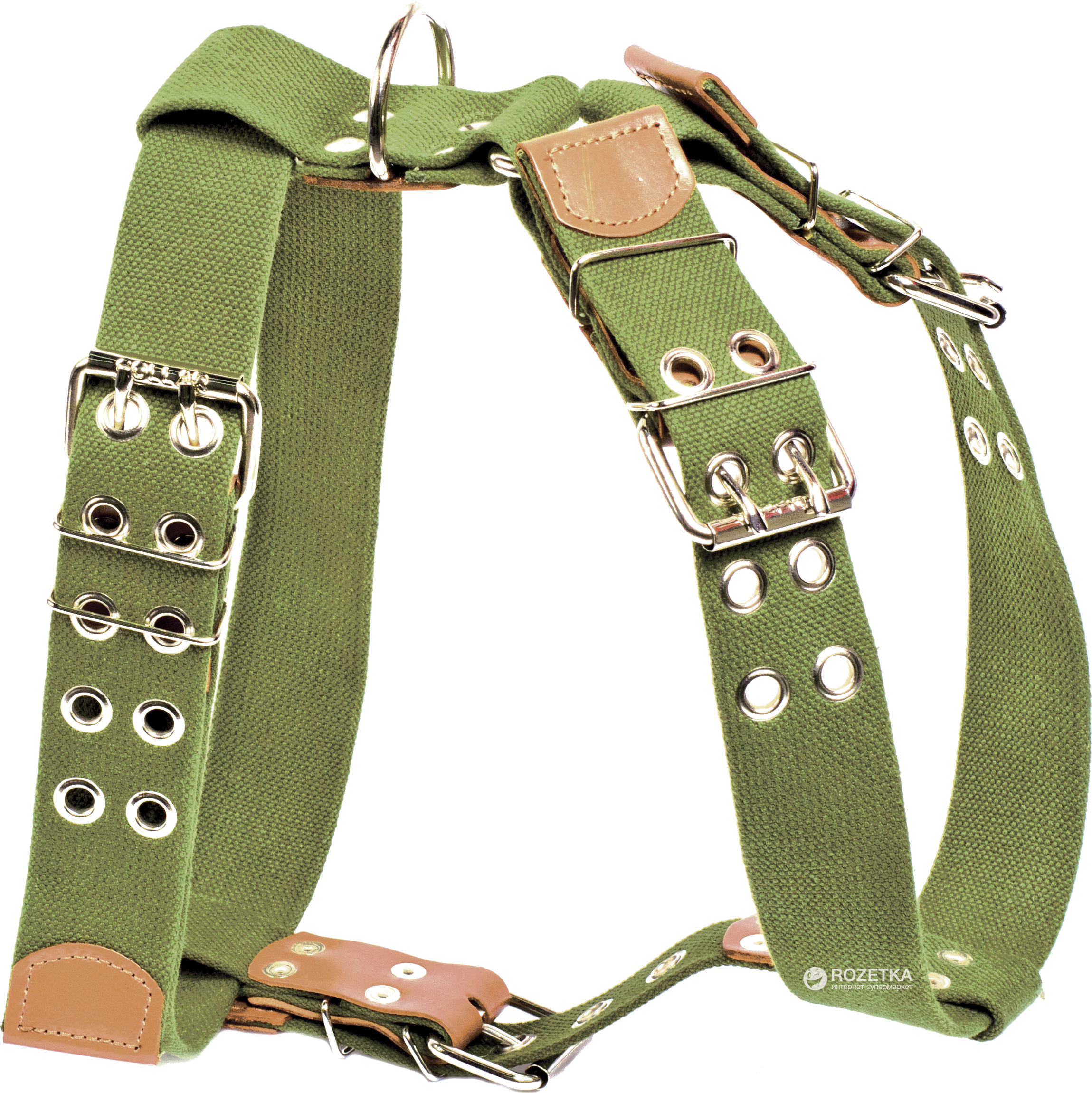 

Шлея Collar для крупных собак N2 65-83 см Зеленая (0657)