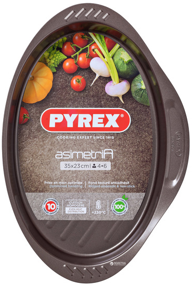 

Форма овальная для выпечки Pyrex Asimetria 35 x 23 см Овальная Коричневая