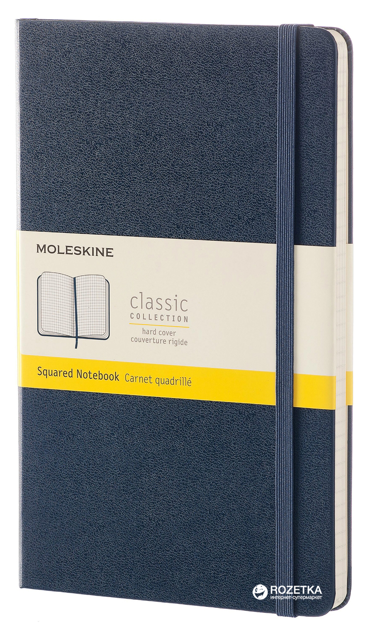 

Записная книга Moleskine Classic 13 х 21 см 240 страниц в клетку Сапфир (8051272893762)