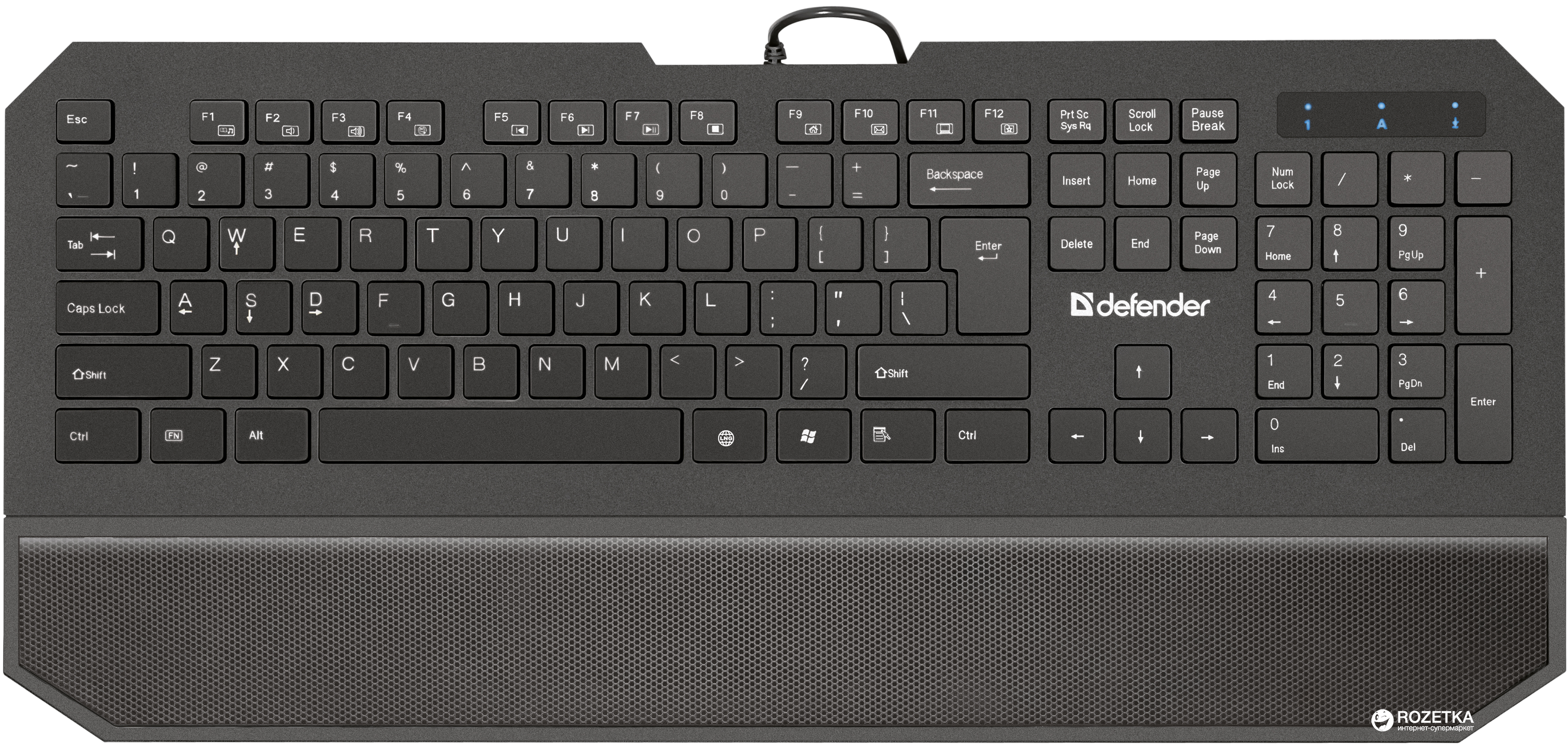 

Клавиатура проводная Defender Oscar SM-600 Pro USB (45602)
