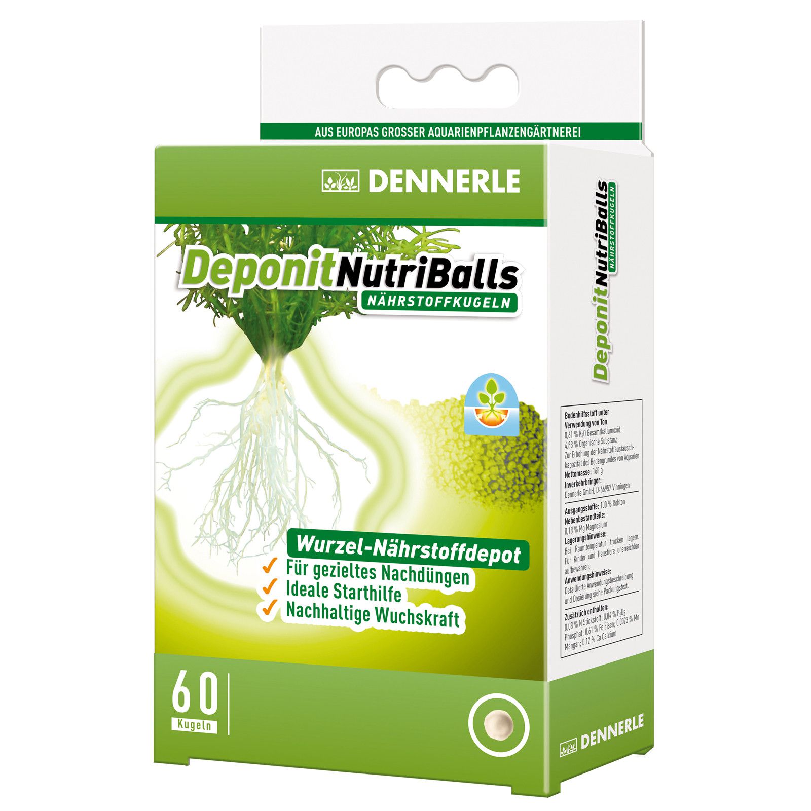 

Удобрения для корней растений Dennerle NutriBalls 60 шт