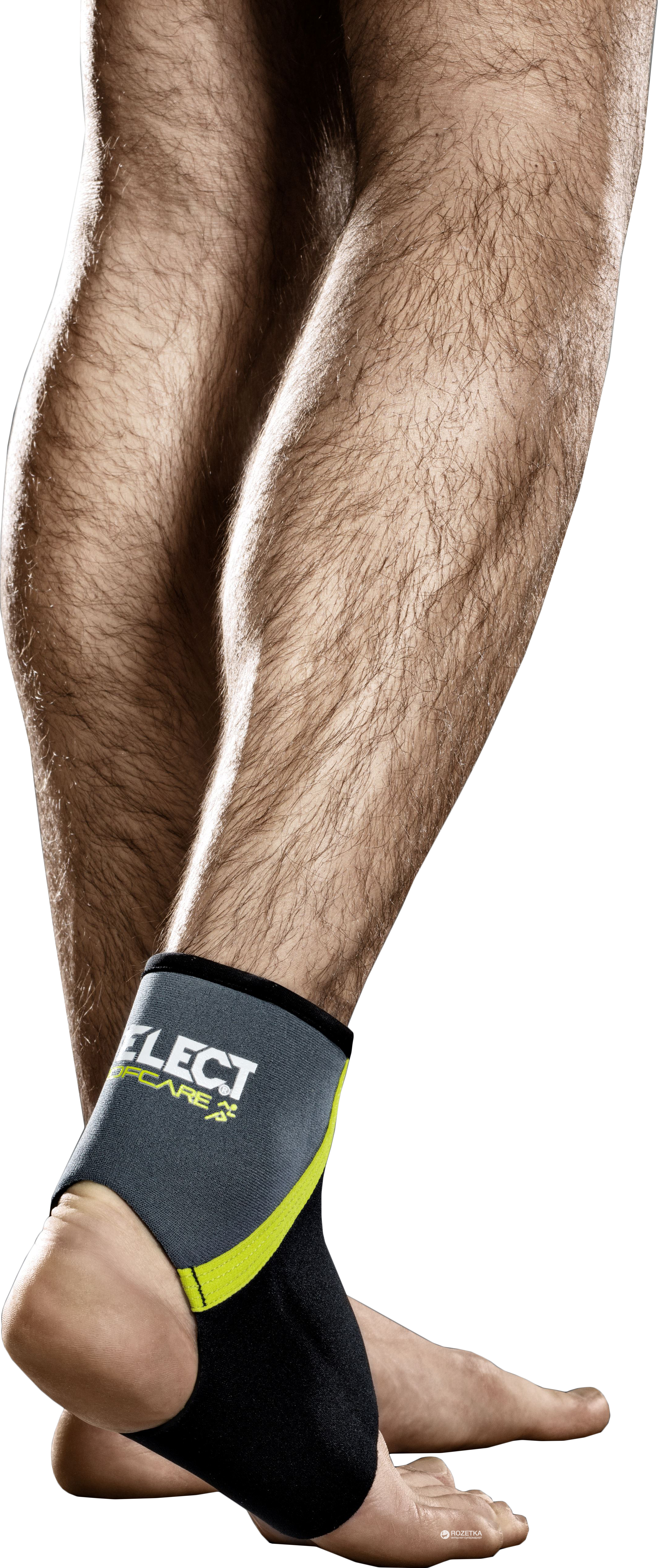 

Бандаж на голеностоп Select Ankle Support 6100 S Черно-серый (5703543560011)