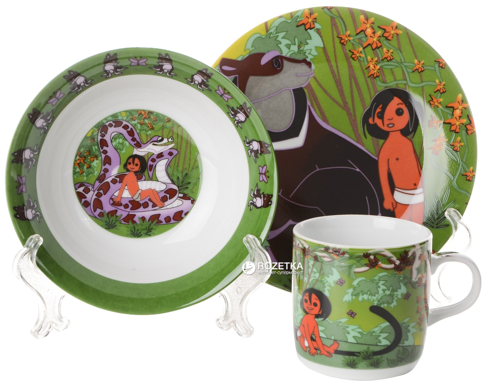 

Детский набор Lora Маугли NPA5SETKIDS из 3 предметов (H13-005)
