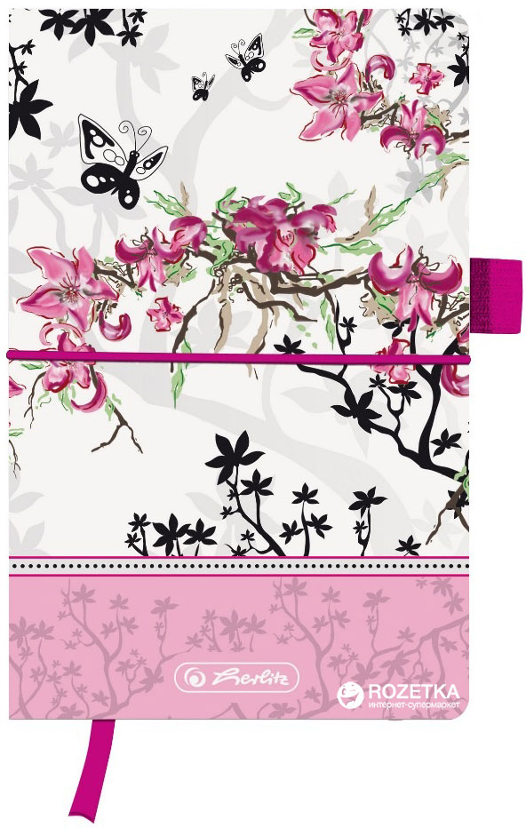 

Записная книга Herlitz Ladylike Bloom A5 в линейку 96 листов (11370954)