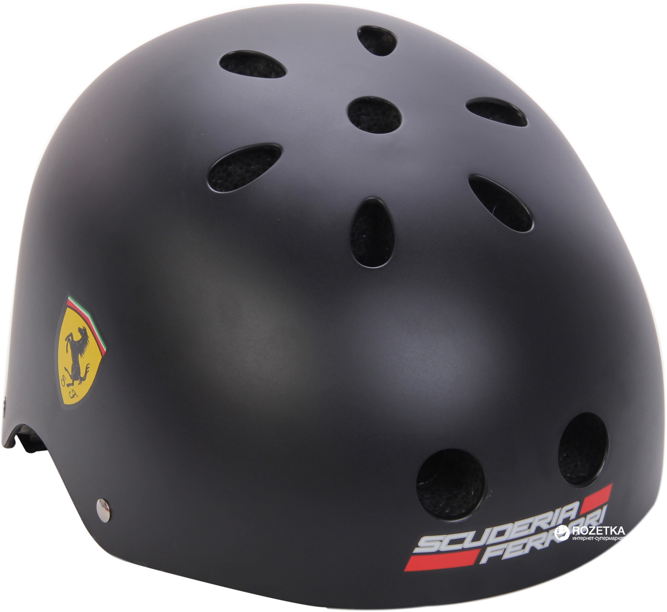 Акция на Шлем Ferrari FAH5 Черный (6944994940659) от Rozetka UA