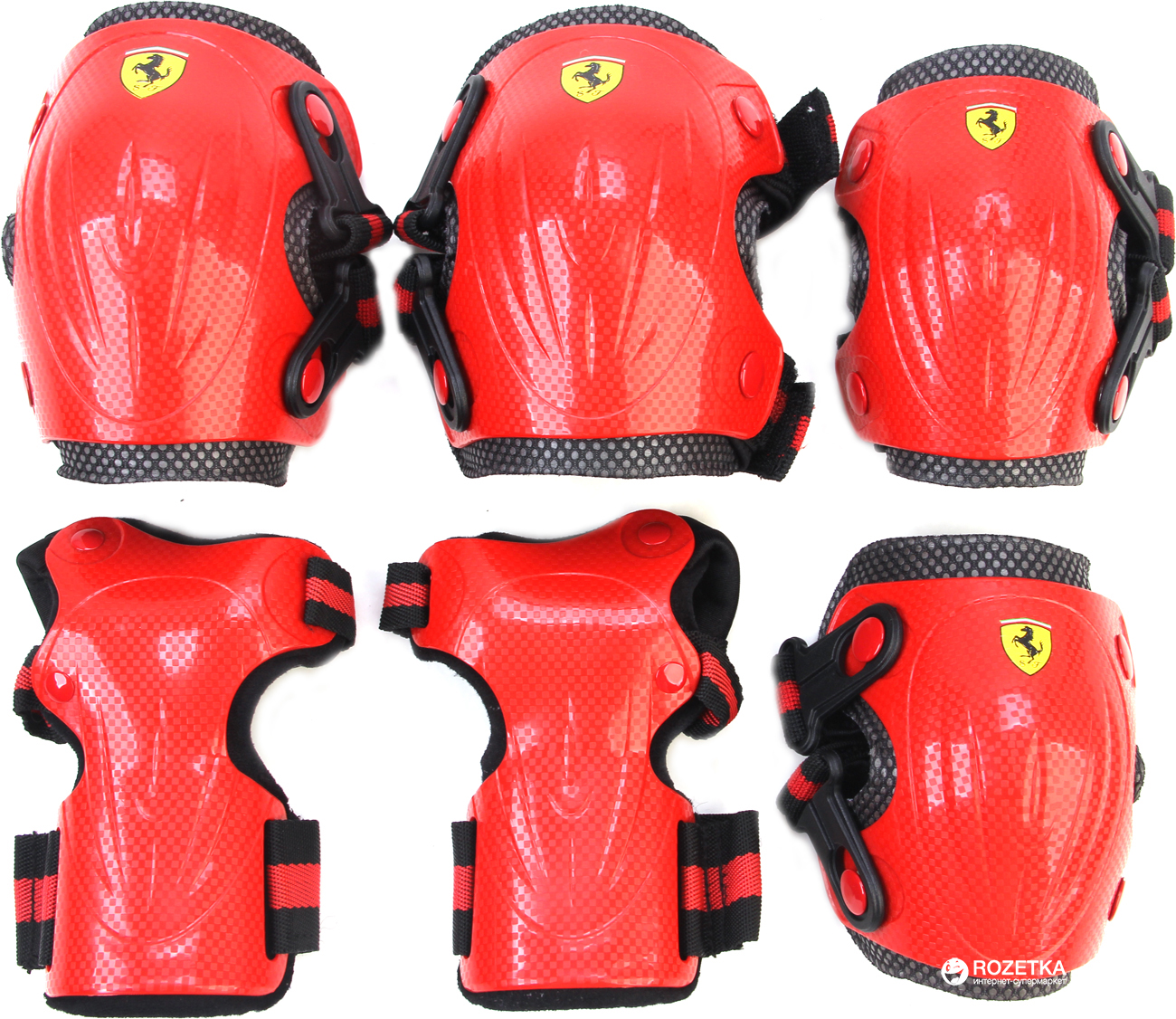 Акция на Защита Ferrari FAP16 3 в 1 размер M Красная (6923744034336) от Rozetka UA
