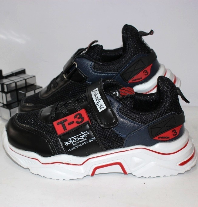 

Кроссовки для мальчика Sport 224-4 black 33 19.8см черный
