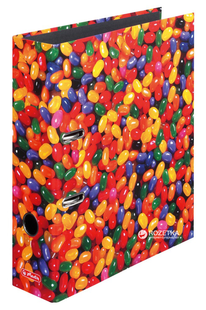 

Папка-регистратор Herlitz maX.file World of Fruit Jelly Beans А4 80 мм Разноцветная (10507788)