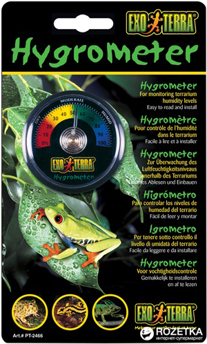 

Гигрометр механический Hagen Rept-o-Meter (015561224666)