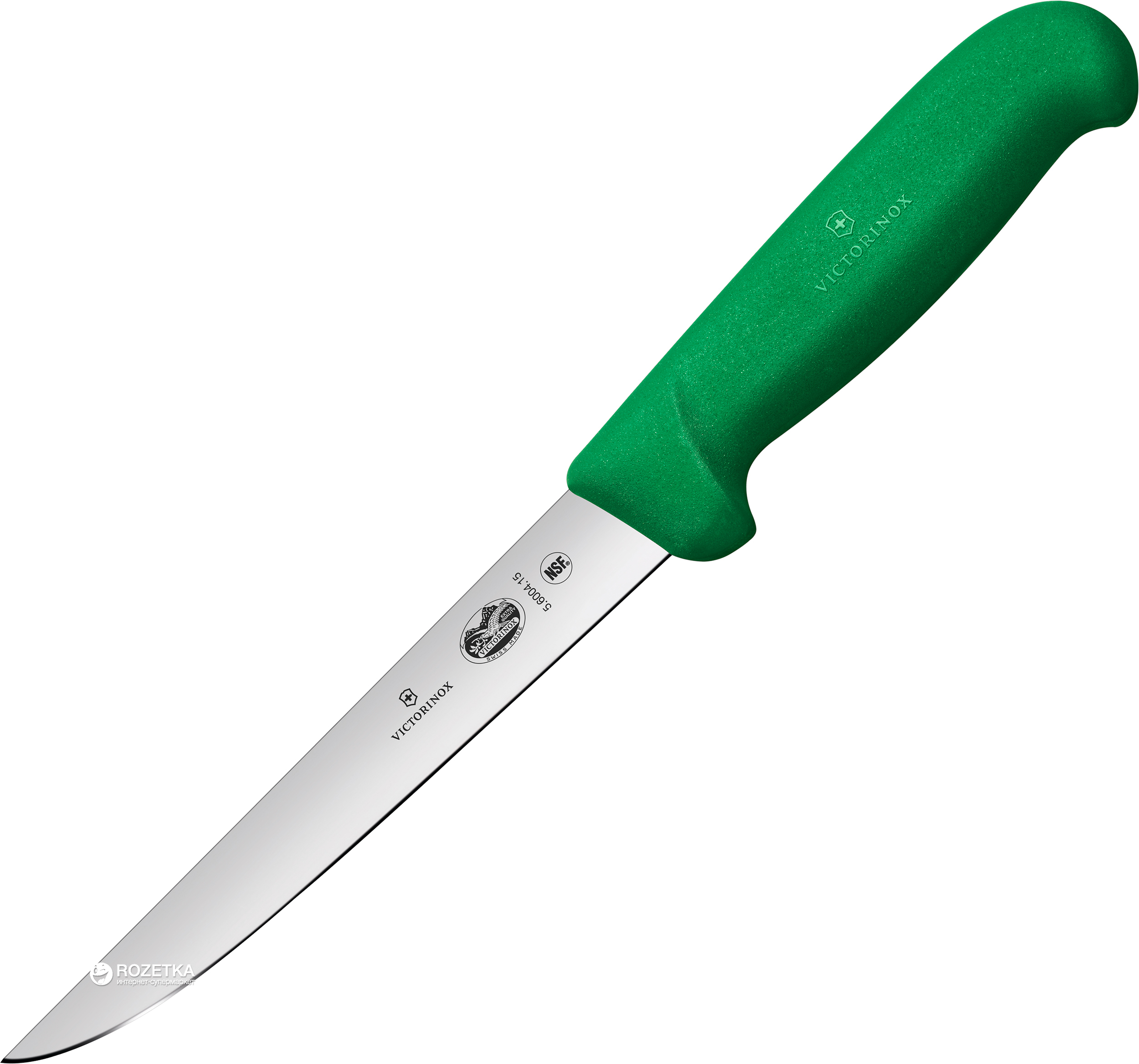 

Профессиональный нож Victorinox Fibrox обвалочный 150 мм Green (5.6004.15)