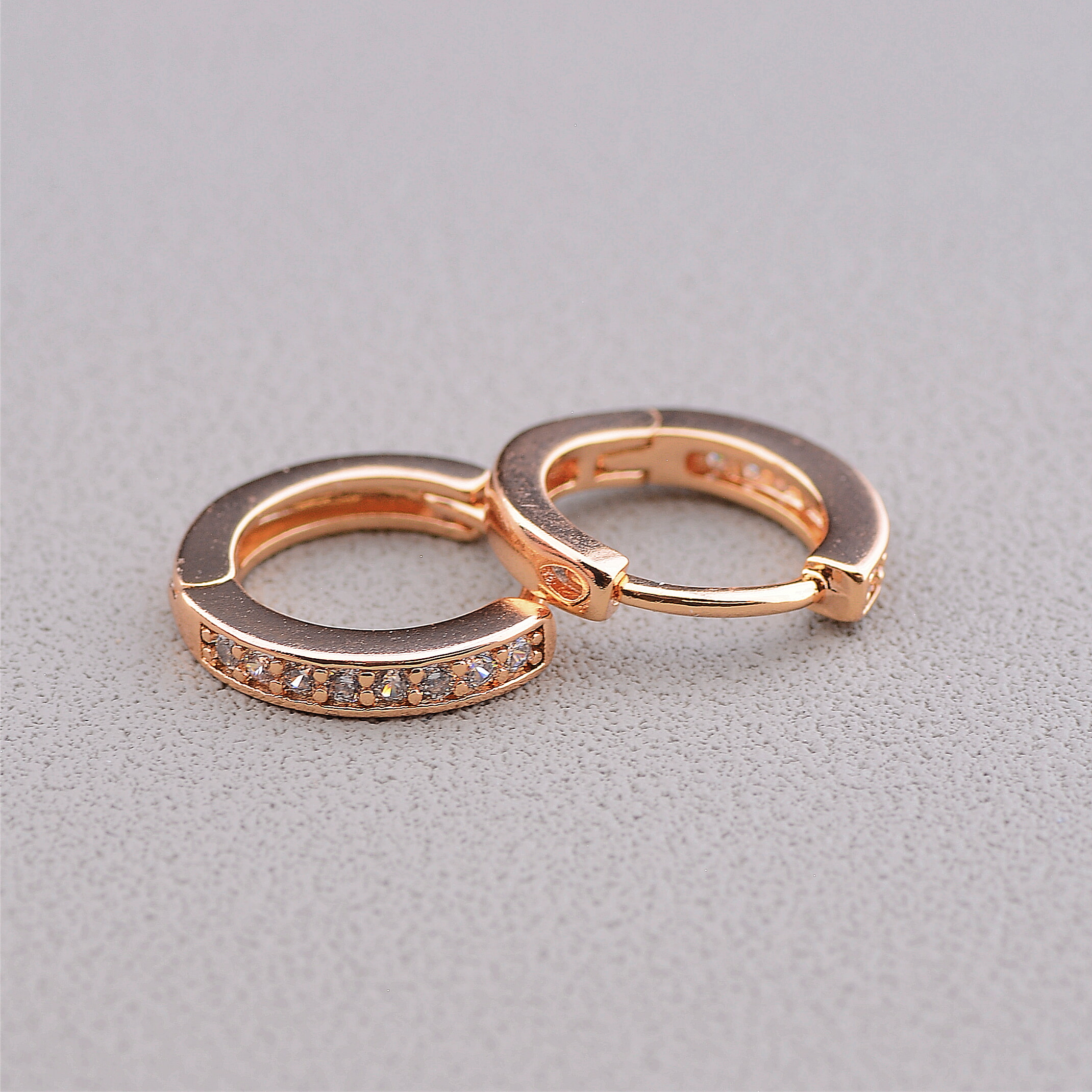 

Серьги 'XUPING' Фианит (позолота 18к) 097296