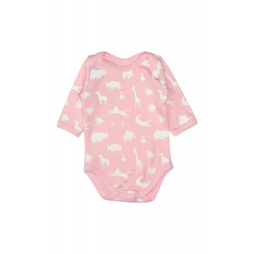

Бодик розовый Animals MISHKA 1680 Размер 62