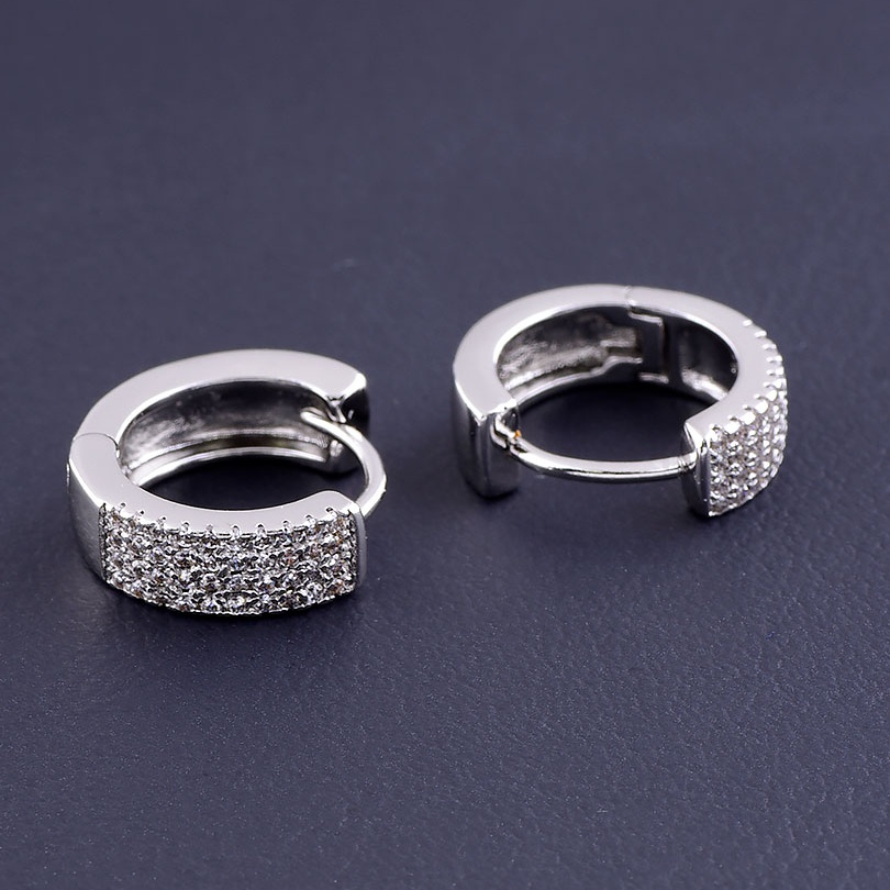 

Серьги 'XUPING' Фианит (родий) 081692